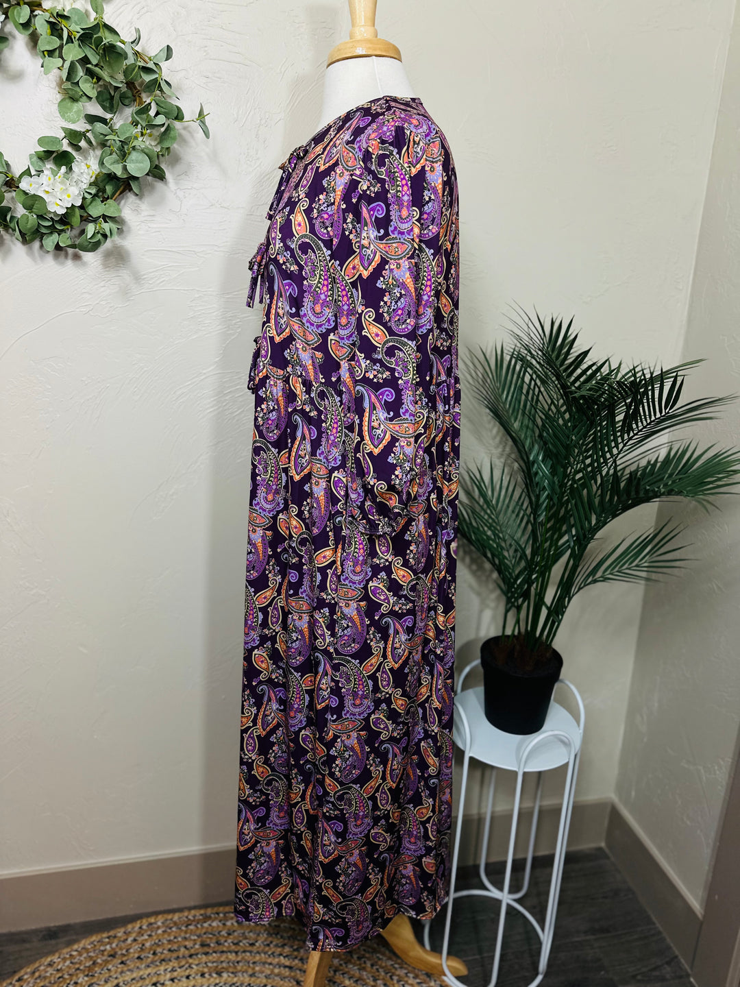 Liza Lou’s Violet Purple Cheery Long Modest Dress