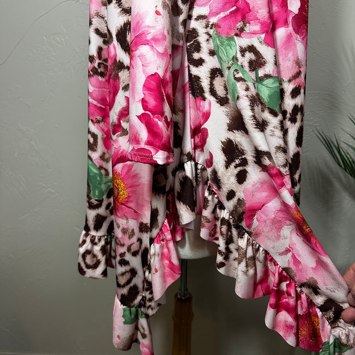 Liza Lou’s Estella Animal Print Floral Tunic