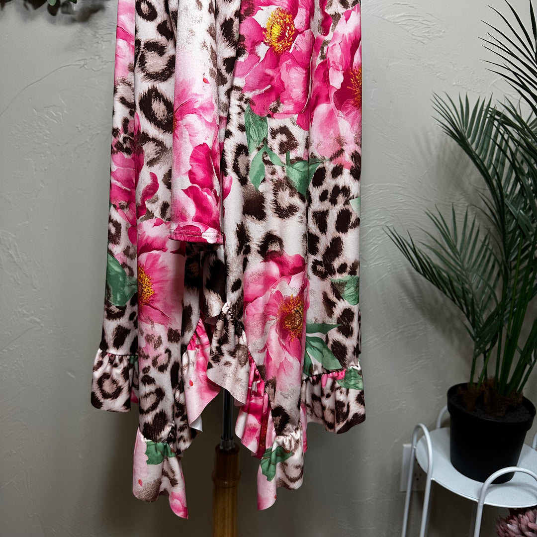 Liza Lou’s Estella Animal Print Floral Tunic