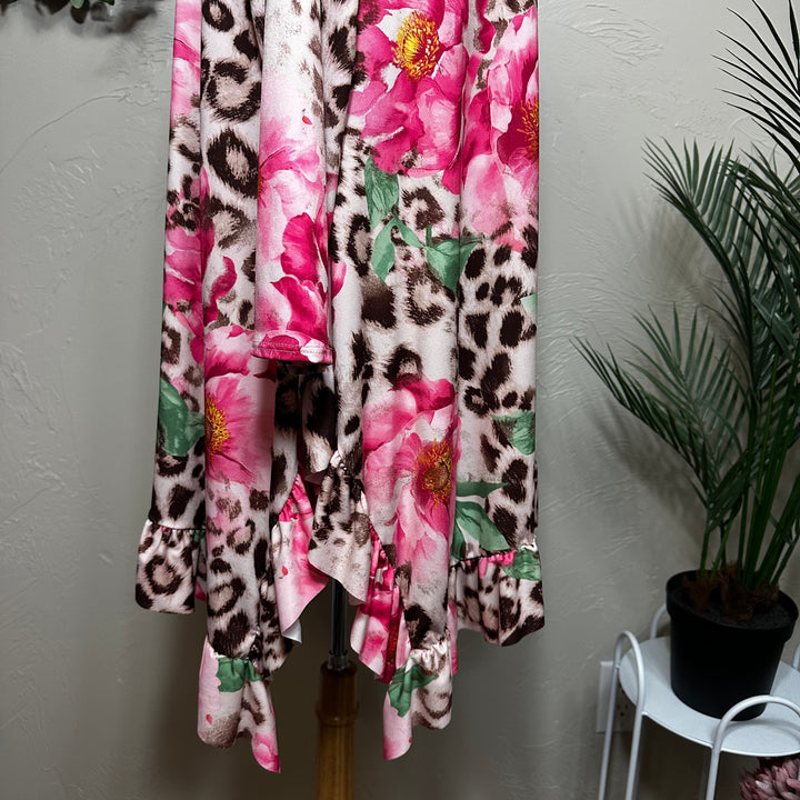 Liza Lou’s Estella Animal Print Floral Tunic