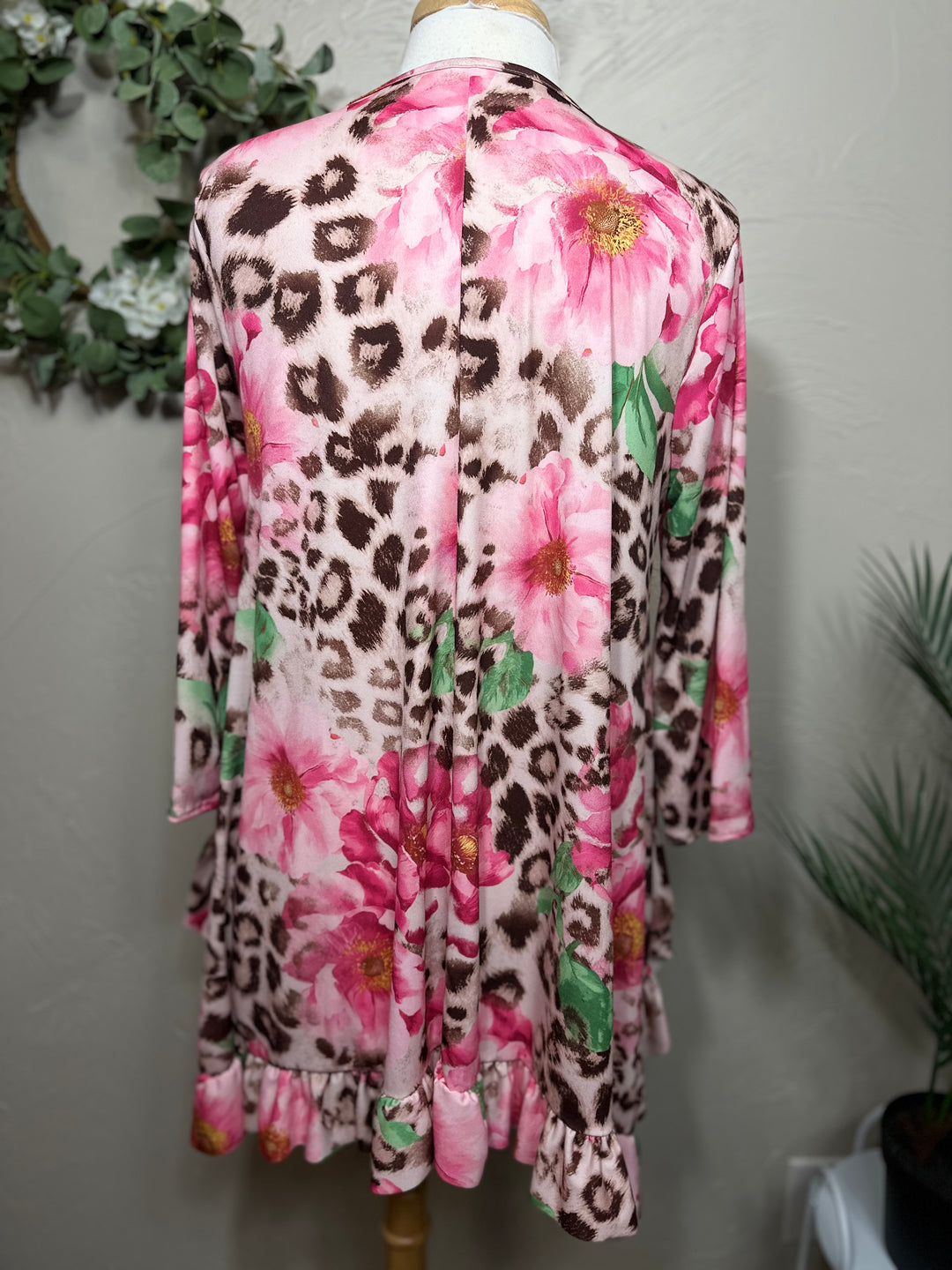 Liza Lou’s Estella Animal Print Floral Tunic