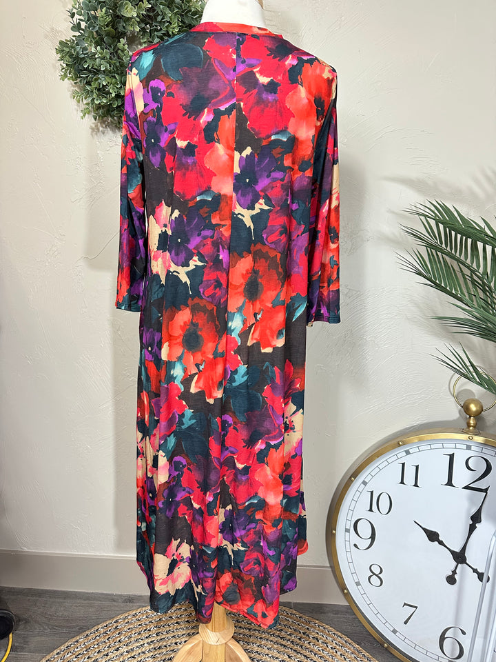 Liza's Vivian Floral Colorful Modest Dress