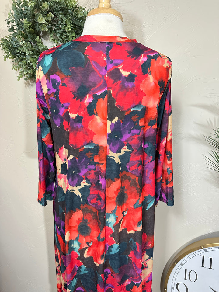 Liza's Vivian Floral Colorful Modest Dress