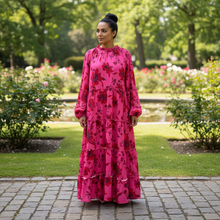 Liza Lou's Pink Floral Dress