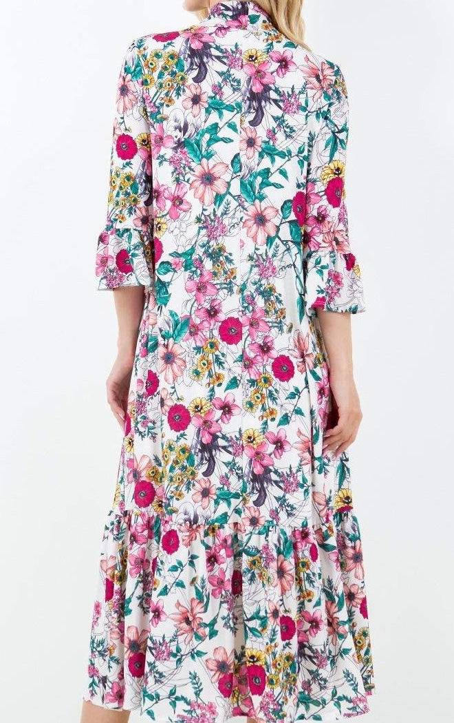 Liza Lou’s Modest Regina Long Dress with Tie