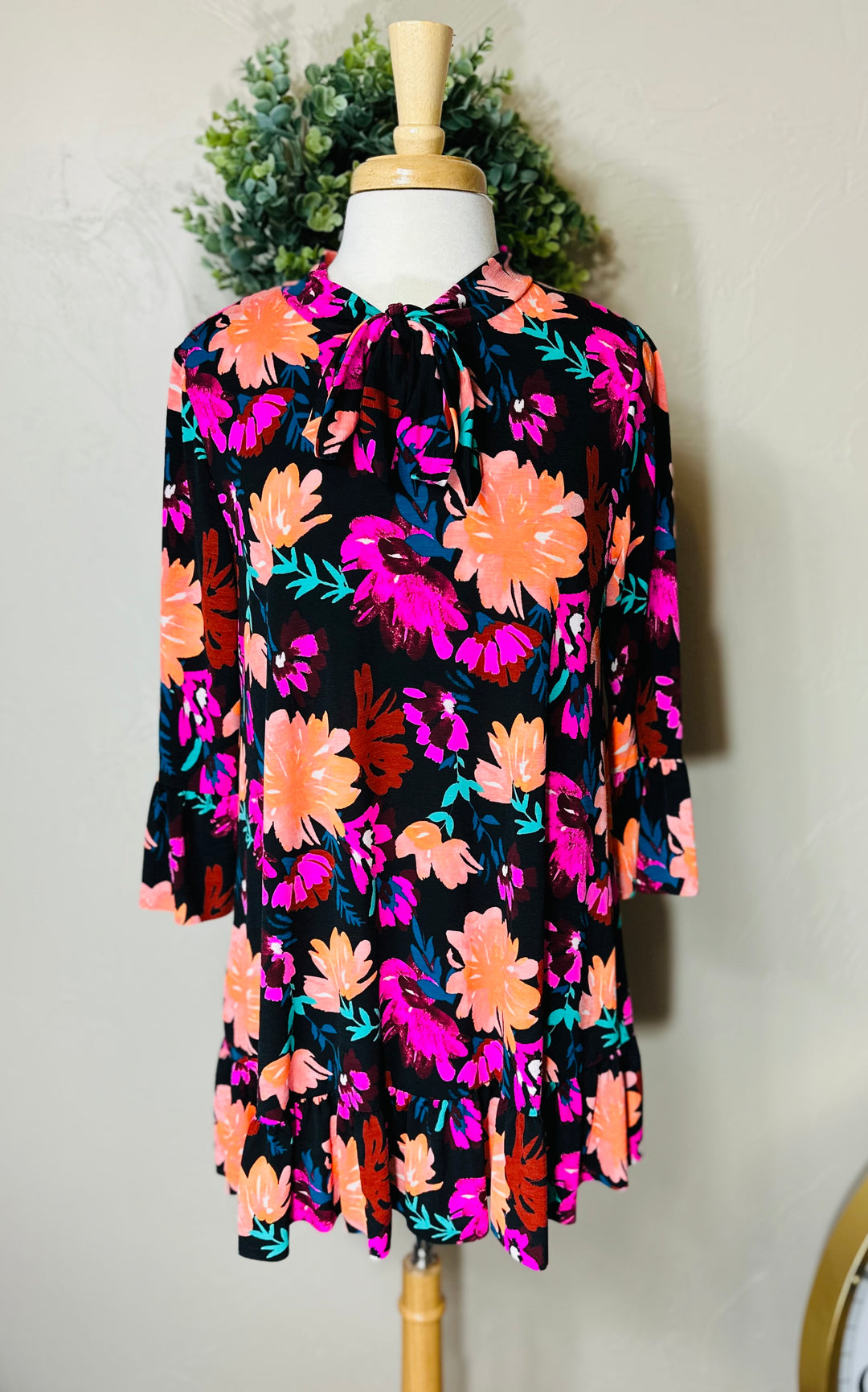 Liza Lou's Paris Flounce Ruffled Tunic Top