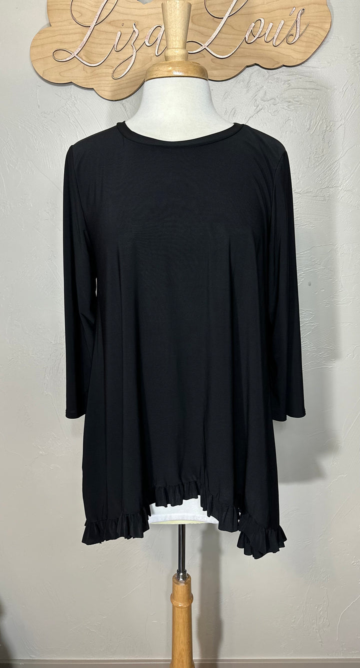 Modest Black Top Tunic Pentecostal modest clothing zadie b's nuggles black top