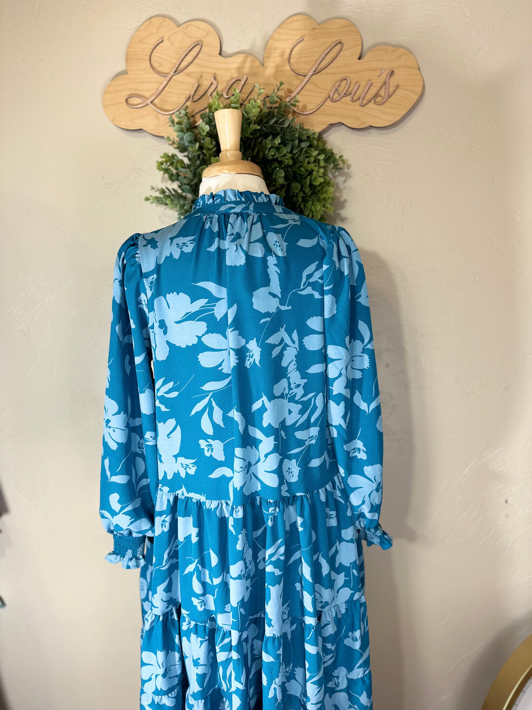 Liza Lou’s Turquoise Mix Long Tunic Top Dress