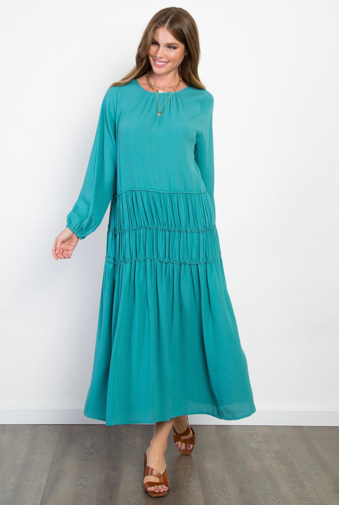 Dusty turquoise outlet dress