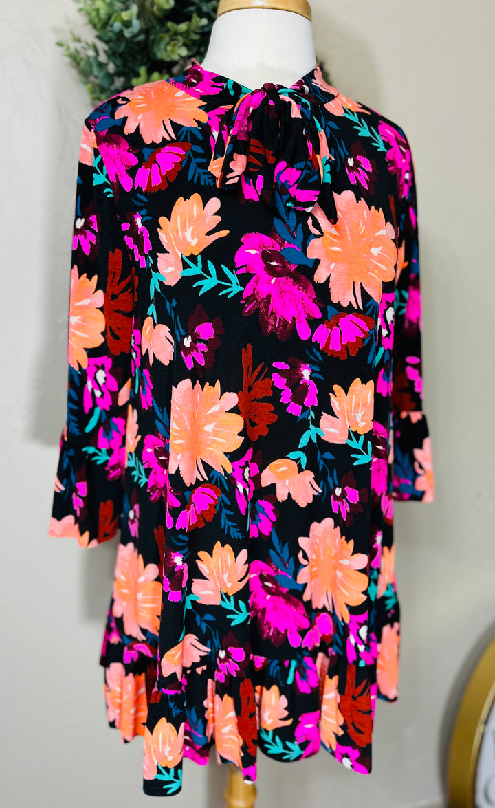 Liza Lou's Paris Flounce Ruffled Tunic Top