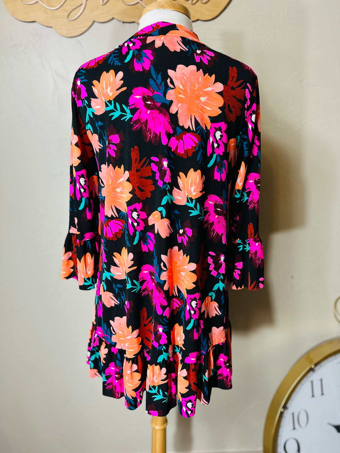 Liza Lou's Paris Flounce Ruffled Tunic Top